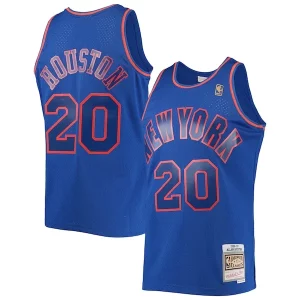 Allan Houston New York Knicks 1996/97 Throwback Dark Swingman Jersey Fabulous Blue