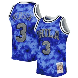 Allen Iverson Philadelphia 76ers 1996/97 Galaxy Swingman Jersey Chic Royal