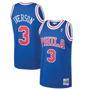 Allen Iverson Philadelphia 76ers Gorgeous 1996/97 Hardwood Classics Swingman Jersey Royal