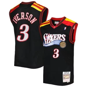 Allen Iverson Philadelphia 76ers Hardwood Classics 2006/07 Swingman Chic Jersey Black