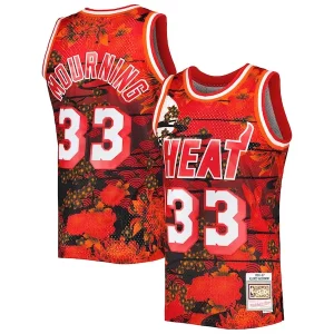 Alonzo Mourning Miami Heat 1996/97 Hardwood Classics Lunar New Trendy Year Swingman Jersey Red