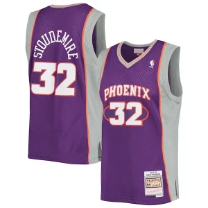 Amar'e Gorgeous Stoudemire Phoenix Suns 2001/02 Hardwood Classics Swingman Jersey Purple/White