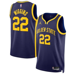 Andrew Wiggins Golden State Warriors Jordan Brand Unisex Swingman Gorgeous Jersey Statement Edition Navy