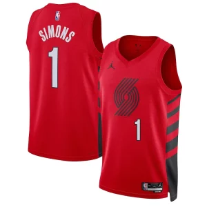 Anfernee Simons Portland Trail Blazers Jordan Brand Unisex Swingman Jersey Statement Edition Red Stylish