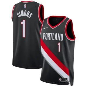 Anfernee Simons Portland Trail Blazers Nike Unisex Swingman Jersey Fabulous Association Edition Black