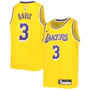 Anthony Davis Los Angeles Lakers Trendy Nike Youth Swingman Jersey Icon Edition Gold