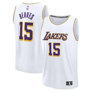 Austin Reaves Los Angeles Lakers Youth Fast Premium Break Replica Player Jersey Association Edition White