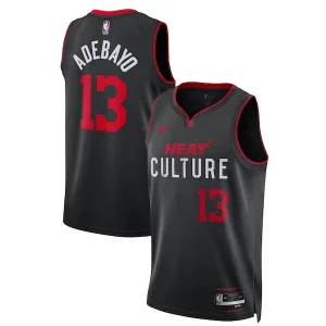 Bam Adebayo Miami Heat Nike Unisex 2023/24 Swingman Jersey Stylish Black City Edition