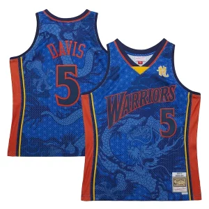 Baron Davis Golden State Warriors 2006/07 Hardwood Classics Asian Heritage 6.0 Swingman Throwback Player Premium Jersey Royal
