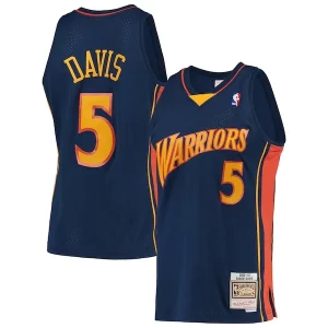Baron Davis Golden State Warriors Eye - catching 2006/07 Hardwood Classics Swingman Jersey Navy