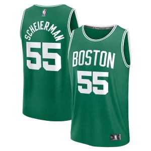 Baylor Scheierman Boston Celtics Unique 2024 NBA Draft Fast Break Player Jersey Icon Edition Kelly Green