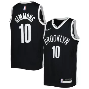 Ben Simmons Brooklyn Nets Eye - catching Nike Youth Swingman Jersey Icon Edition Black