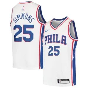 Ben Simmons Philadelphia 76ers Nike Unique Youth Swingman Jersey White/Royal