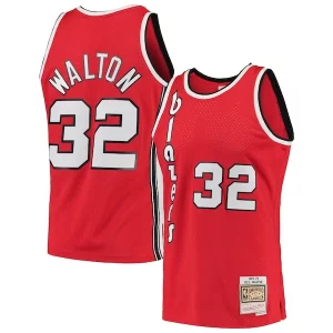 Bill Walton Portland Trail Blazers 1976/77 Hardwood Classics Swingman Jersey Stylish Red