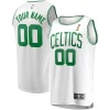 Boston Celtics 2024 NBA Finals Champions Custom Fast Break Jersey Chic White Association Edition