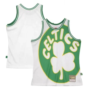 Boston Celtics Hardwood Classics Blown Out Fashion Jersey Fabulous White