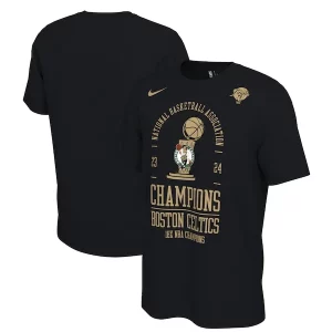 Boston Celtics Nike 18 Time Elegant NBA Finals Champions Locker Room T Shirt Black