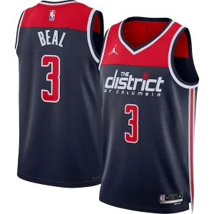 Bradley Beal Washington Fabulous Wizards Jordan Brand Unisex Swingman Jersey Statement Edition Navy