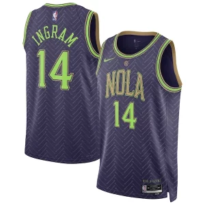 Brandon Ingram New Orleans Pelicans Fabulous Nike Unisex 2024/25 Swingman Player Jersey City Edition Purple
