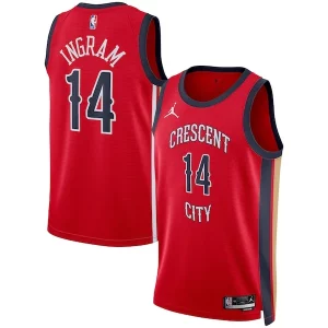Brandon Ingram New Orleans Pelicans Jordan Brand Unisex Swingman Jersey Statement Edition Chic Red