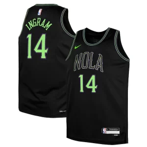 Brandon Ingram New Orleans Pelicans Nike Youth Swingman Replica Eye - catching Jersey City Edition Black