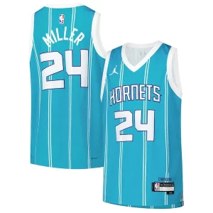 Brandon Miller Charlotte Eye - catching Hornets Nike Youth Swingman Jersey Icon Edition Teal