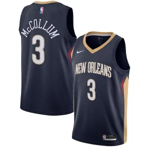 C.J. McCollum New Orleans Pelicans Nike Swingman Jersey Icon Edition Navy Premium