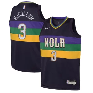 CJ Fabulous McCollum New Orleans Pelicans Nike Youth Swingman Jersey City Edition Purple