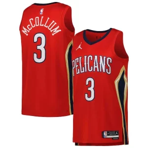 CJ McCollum New Orleans Pelicans Jordan Brand Unisex Swingman Jersey Statement Edition Stylish Red