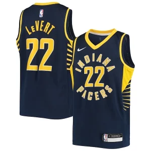 Caris LeVert Indiana Pacers Stylish Nike Youth Swingman Jersey Icon Edition Navy