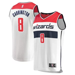 Carlton Carrington Fabulous Washington Wizards Youth Fast Break Replica Player Jersey Association Edition White