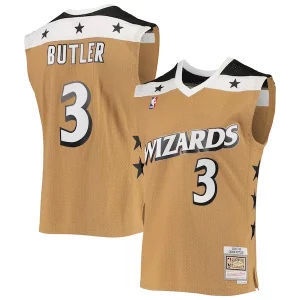 Caron Butler Washington Wizards 2001/02 Hardwood Chic Classics Swingman Jersey Gold