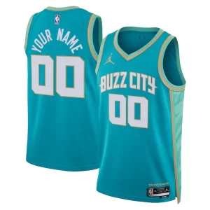 Charlotte Hornets Jordan Brand Stylish Unisex 2023/24 Custom Swingman Jersey Teal City Edition