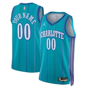 Charlotte Hornets Jordan Brand Unisex 2023/24 Custom Chic Swingman Jersey Classic Edition Teal