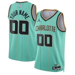 Charlotte Hornets Jordan Brand Unisex 2024/25 Custom Swingman Jersey City Edition Mint Premium