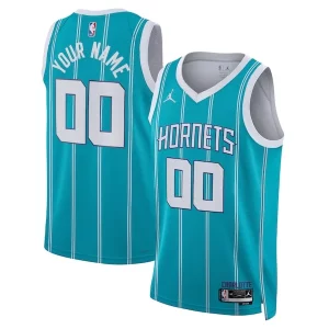 Charlotte Hornets Jordan Brand Unisex Swingman Custom Jersey Premium Teal Icon Edition