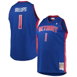 Chauncey Billups Detroit Pistons 2003/04 Big & Tall Hardwood Classics Swingman Jersey Blue Stylish