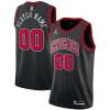 Chicago Bulls Jordan Brand Swingman Custom Jersey Gorgeous Statement Edition Black