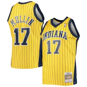 Chris Mullin Indiana Premium Pacers 1999/00 Hardwood Classics Swingman Jersey Gold
