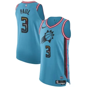 Chris Paul Phoenix Suns Nike 2022/23 Authentic Jersey City Edition Stylish Turquoise