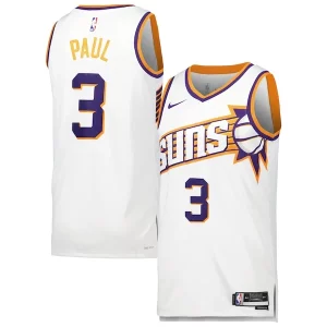 Chris Paul Phoenix Suns Nike Eye - catching Unisex Swingman Jersey Association Edition White/Purple
