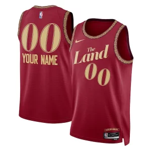 Cleveland Cavaliers Nike Unisex 2023/24 Custom Swingman Jersey Wine City Stylish Edition