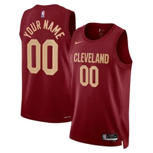 Cleveland Cavaliers Nike Unisex Swingman Custom Premium Jersey Burgundy Icon Edition
