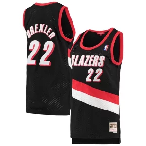 Clyde Trendy Drexler Portland Trail Blazers Women's 1991/92 Hardwood Classics Swingman Jersey Black