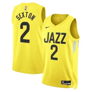 Collin Sexton Utah Jazz Nike Unisex Swingman Eye - catching Jersey Icon Edition Gold