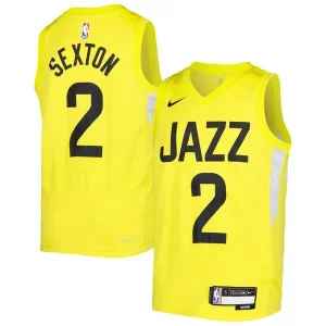 Collin Sexton Utah Jazz Nike Youth Swingman Jersey Trendy Icon Edition Yellow