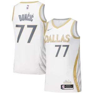 Dallas Trendy Mavericks Nike Swingman Player Jersey City Edition White