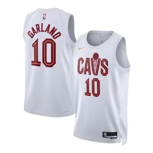 Darius Garland Cleveland Cavaliers Stylish Nike Unisex Swingman Jersey Association Edition White/Wine