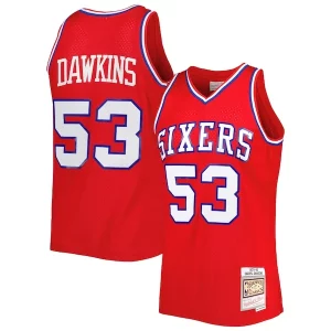 Darryl Dawkins Fabulous Philadelphia 76ers Hardwood Classics 1979/80 Swingman Jersey Red