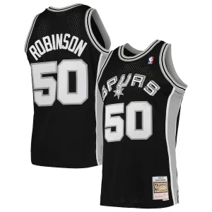 David Robinson Elegant San Antonio Spurs 1991/92 Hardwood Classics Swingman Jersey Black